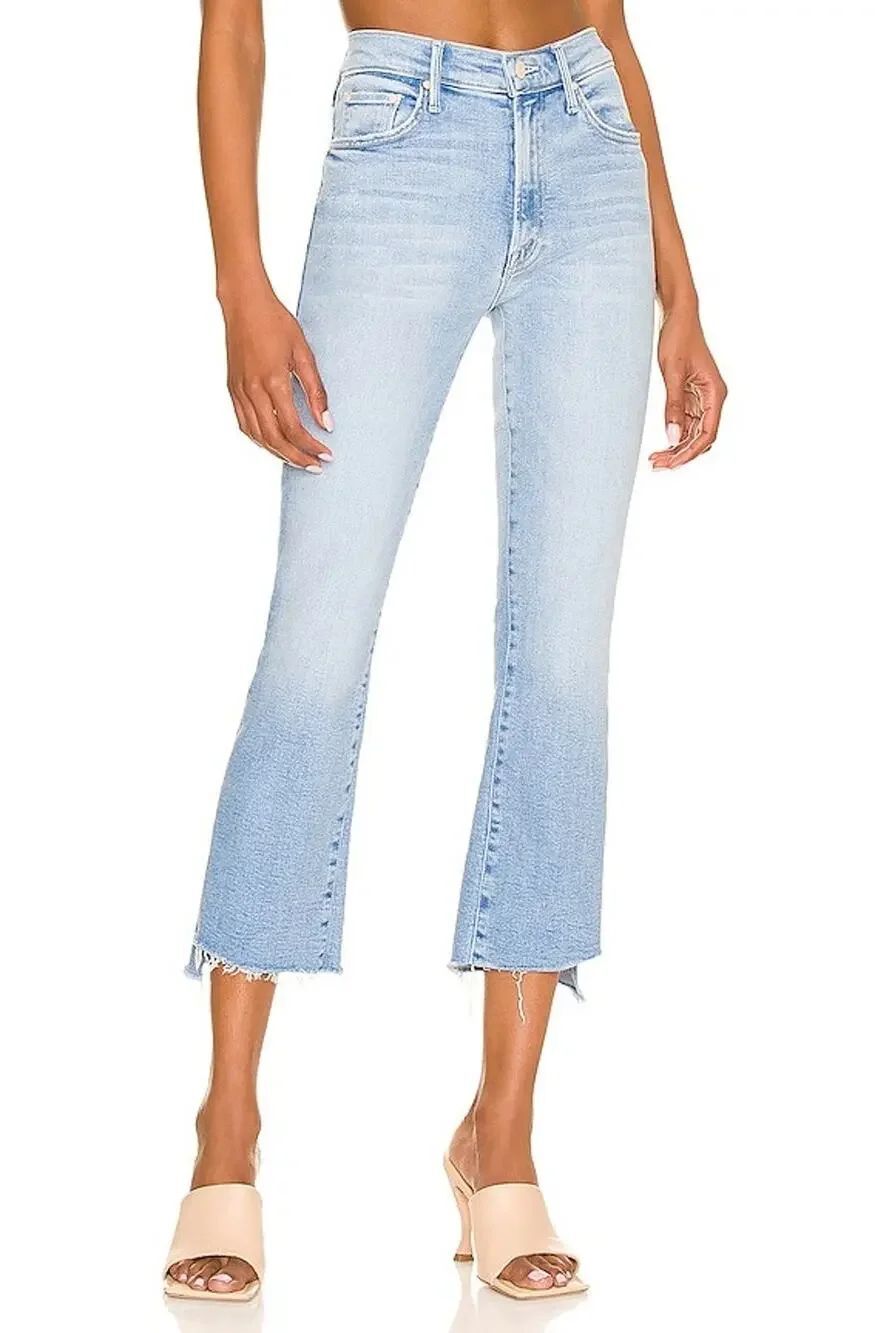 Mother The Insider Crop Step Fray Jeans in Limited Edition 27”